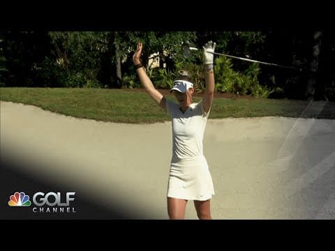 Nelly Korda drains bunker hole-out for eagle at CME Group Tour Championship in Naples | Golf Channel