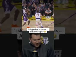 Luka on this WILD CIRCUS MOVE he pulled off in the Lakers' win over the Kings 🔥