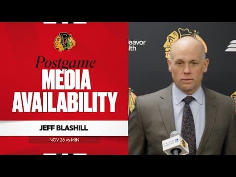 "Let's get better." | Jeff Blashill Postgame 11.26.25