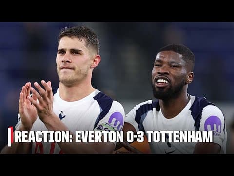 Why are Spurs better away from home? 🤔 Everton 0-3 Tottenham: Full reaction! | ESPN FC