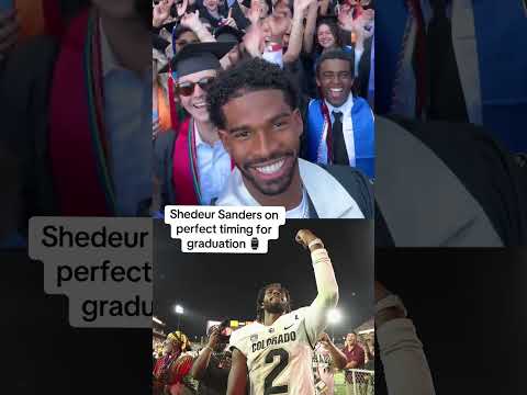Shedeur Sanders got his degree from Colorado after his NFL rookie year 🙌 (via @cubuffsfootball/TT)