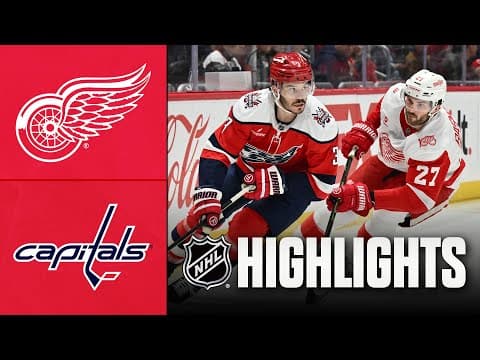 Red Wings vs. Capitals | NHL Highlights | December 20, 2025