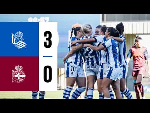 HIGHLIGHTS | Liga F 25-26 | J14 | Real Sociedad 3-0 Deportivo Abanca
