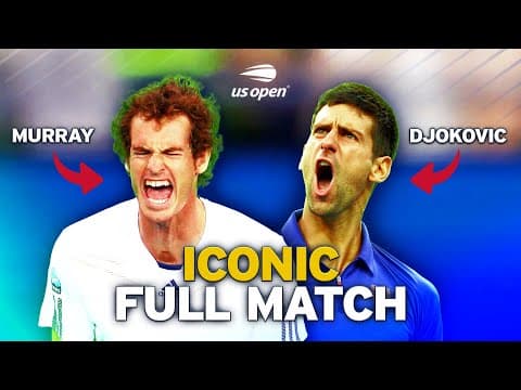Epic 5-Set Battle! | Andy Murray vs. Novak Djokovic | Iconic Full Match | 2012 US Open Final