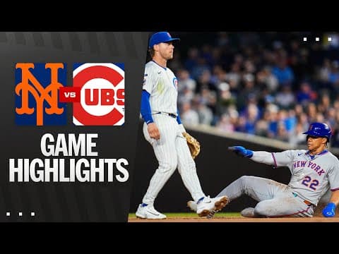 Mets vs. Cubs Game Highlights (9/23/25) | MLB Highlights