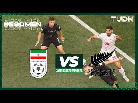 LO MEJOR: Nueva Zelanda vs Irán | Primer Tiempo | TUDN