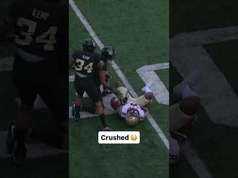 He was lined up 😮‍💨 #wakeforest #accfootball #collegefootball