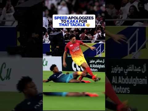 Speed Apologises to Kaka for THAT Tackle💥🤕 | UCL Today | CBS Sports Golazo