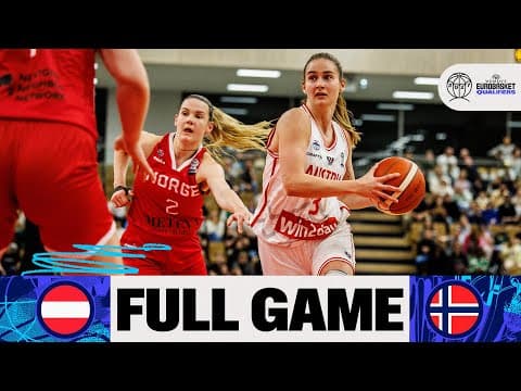 LIVE - Austria v Norway | FIBA Women's EuroBasket 2027 Qualifiers