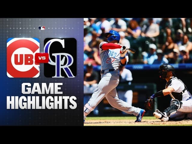 Cubs vs. Rockies Game Highlights (6/11/26) | MLB Highlights