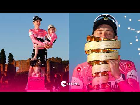 TROPHY PRESENTATION! Jonas Vingegaard is crowned the winner of Giro d'Italia 2026! 🏆