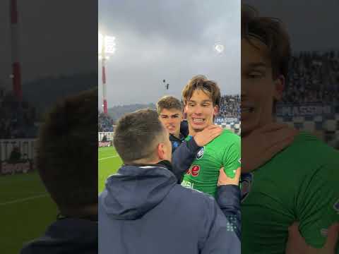 Everyone wants to hug Marco Carnesecchi 🫂 #ComoAtalanta #GoAtalantaGo