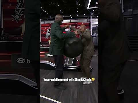 Can't get enough of Chuck & Shaq 😂