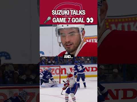 SUZUKI talks his BIG GOAL in GAME 7! 🎤