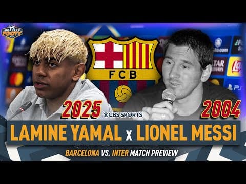 Lamine Yamal BREAKDOWN: Comparing Stats to MESSI at 17 | Barcelona vs. Inter Preview | Morning Footy