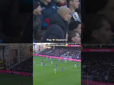 Pep Guardiola and Erling Haaland BECOME ONE 😅