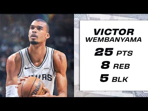 Victor Wembanyama GOES OFF for 25 PTS Vs Orlando!
