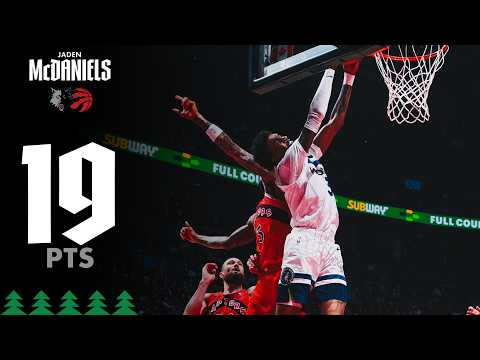 Jaden McDaniels With A Smooth 19 Points In Victory Over Toronto | 02.04.26