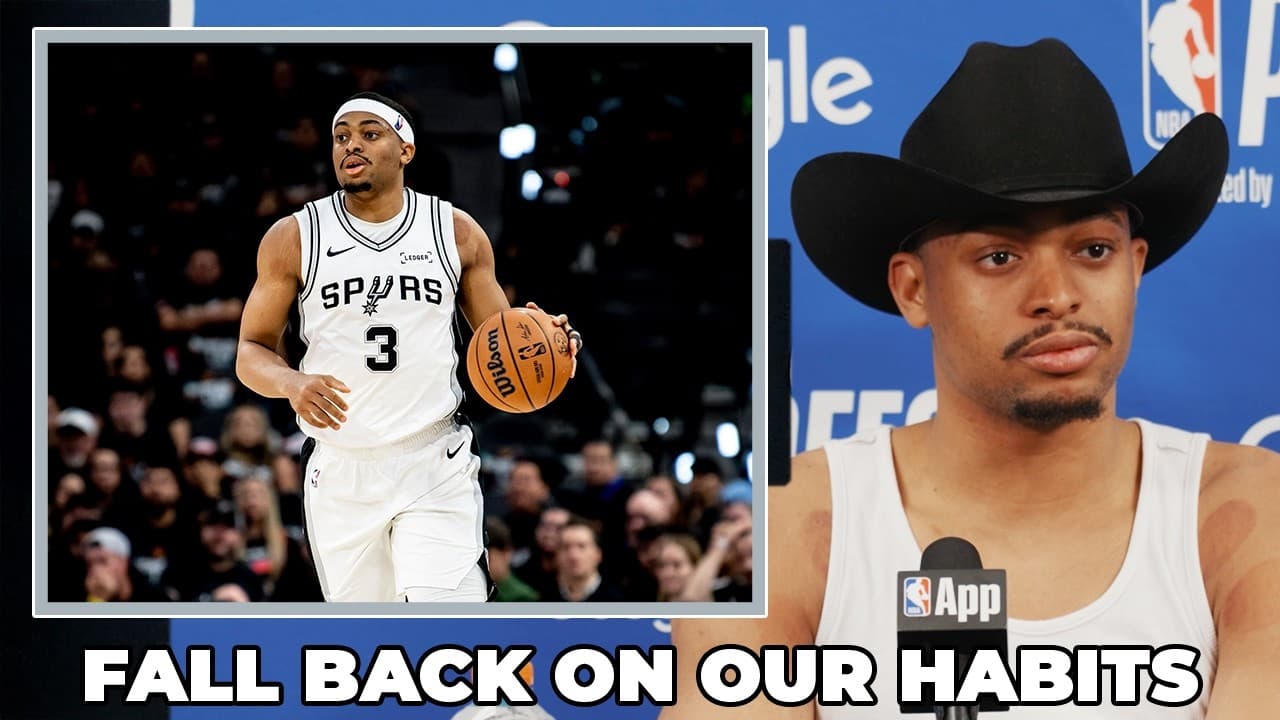 Keldon Johnson on Spurs Needing to Lock In for Game 3 and Fall Back on Habits