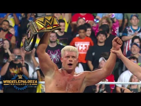 Cody Rhodes retains the Universal Championship over Drew McIntyre at Wrestlepalooza | Highlights
