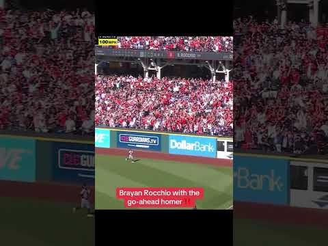 Guardians take the lead with this home run 😤