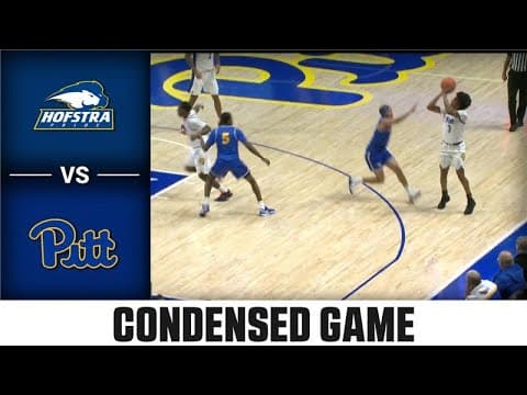 Hofstra vs. Pitt Condensed Game| 2025-26 ACC Men's Basketball