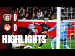 Bayer 04 qualifies for Round of 16 | Leverkusen vs. Piräus 0-0, Champions League Play-offs