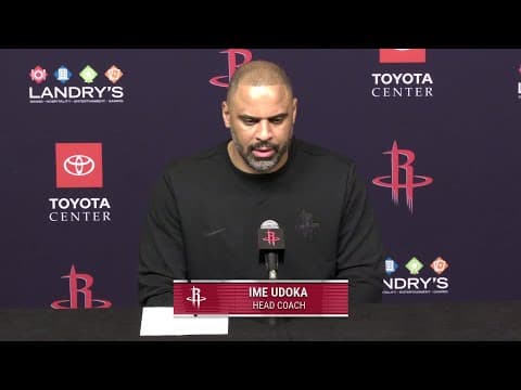 Press Conference by Ime Udoka vs Pelicans