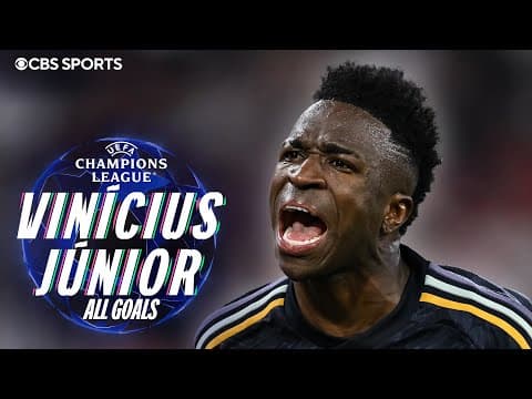 Vini Jr. ALL GOALS in the Champions League | INSANE GOLAZOS from Real Madrid's Brazilian SUPERSTAR🇧🇷