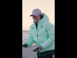 Team bonding at the beach!