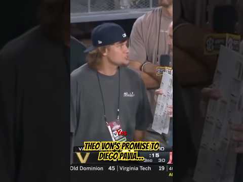 Theo Von promised he’d set Diego Pavia up on a date with ?? If he did this 😂😂