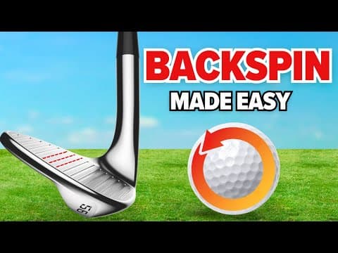 How To Create BACKSPIN with WEDGES