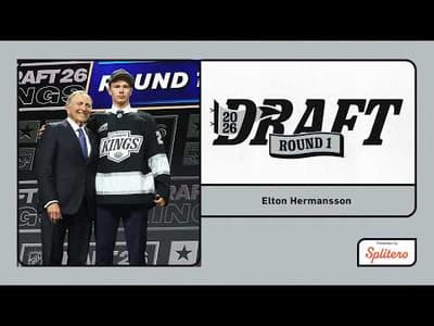 MEDIA: Elton Hermansson | R1 Selection | LA Kings | 2026 NHL Draft