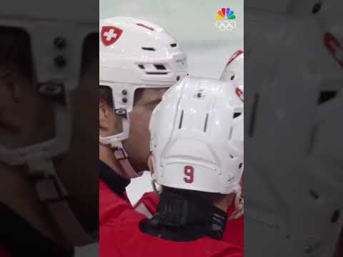 Team Switzerland shut out Team Italy 3–0 to book their place in the quarterfinals. 🇨🇭❄️