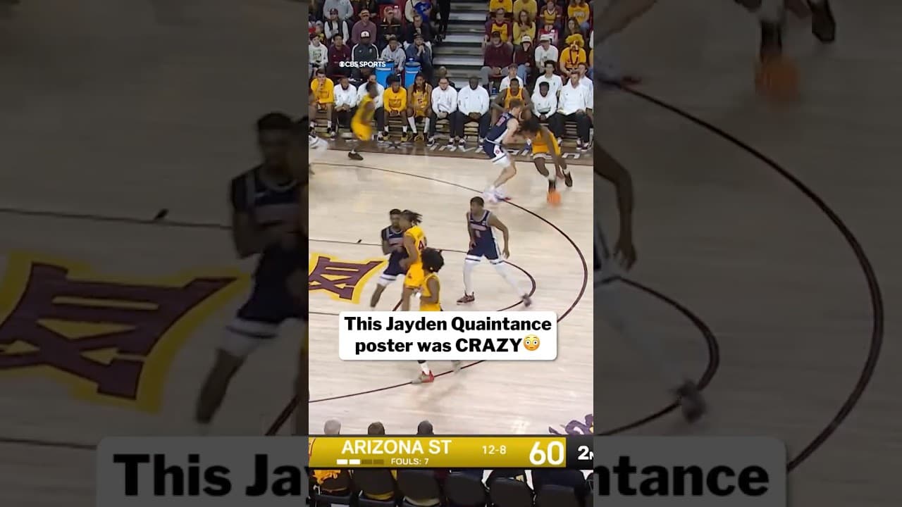 Spurs draft pick Jayden Quaintance is an ATHLETE 🤯