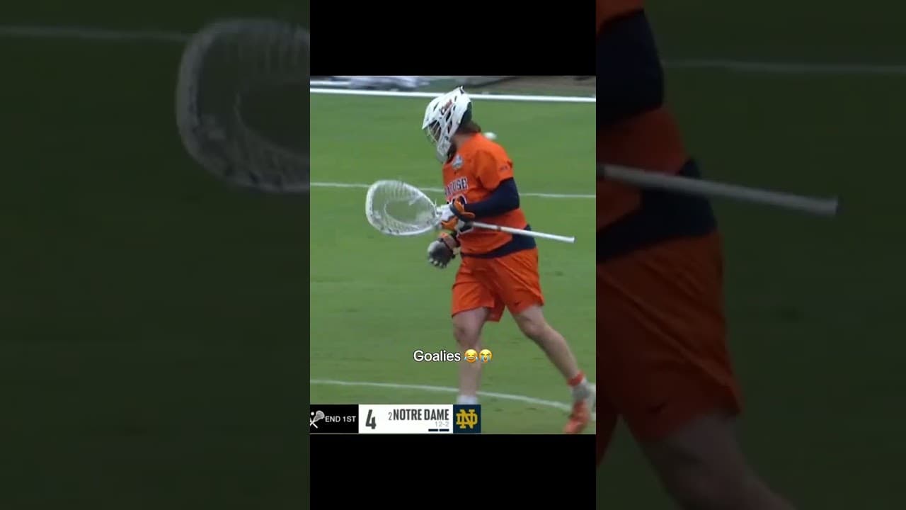 Count it 😂😂😂 (via ESPN2 / Syracuse Men’s Lacrosse)