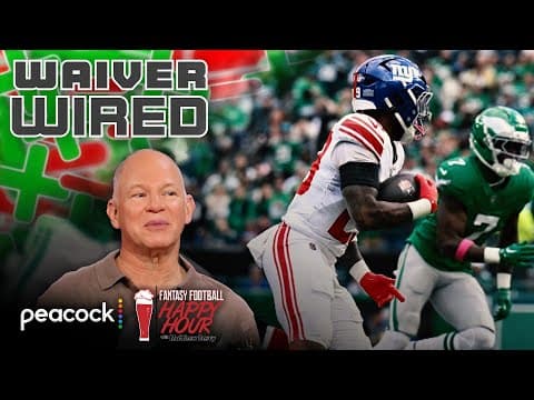 Tyrone Tracy Jr. a solid waiver wire RB with Skattebo out | Fantasy Football Happy Hour | NFL on NBC