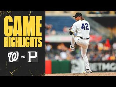 Mlodzinski Dominates in Relief, Bucs Shut Out Nats | Nationals at Pirates Game Highlights (4/15/26)
