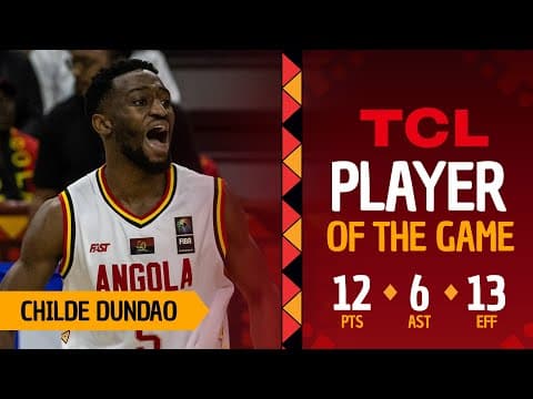 Childe Dundao (21 PTS) | TCL Player Of The Game | ANG 🇦🇴 vs ANG 🇱🇾 | #AfroBasket 2025