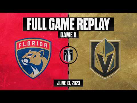 RETRO FULL GAME: GOLDEN KNIGHTS Win the STANLEY CUP | Game 5 | 2023 Stanley Cup Final
