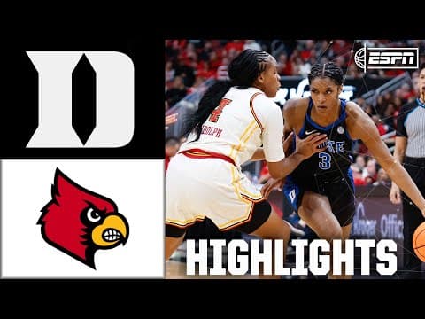 Duke Blue Devils vs. Louisville Cardinals | Full Game Highlights | ESPN College Basketball