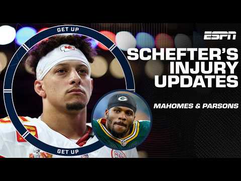Schefter's update on Patrick Mahomes' and Micah Parsons’ timetables to return from injury 🚨 | Get Up