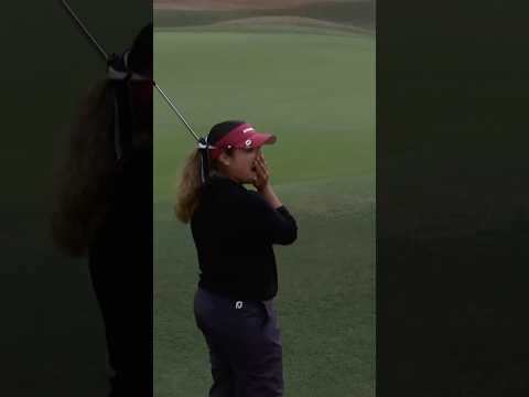 Marin in disbelief after chip in🫢