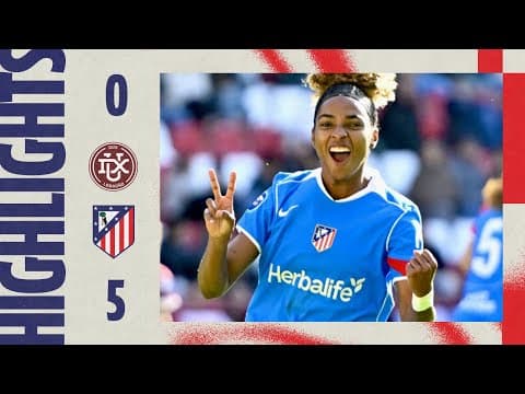 DUX Logroño 0-5 Atlético de Madrid Femenino | ⚽ Fiamma, Luany (2), Otermín & Bartel | HIGHLIGHTS