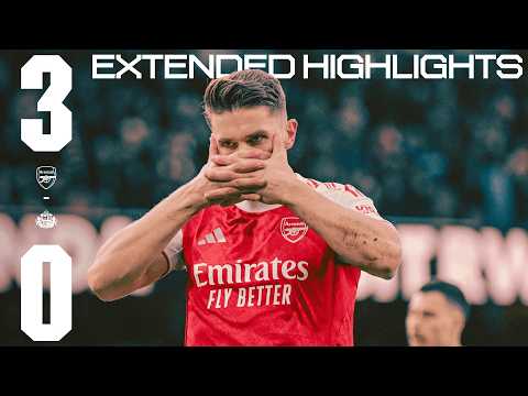 GYOKERES SCORES HIS 13TH GOAL OF THE SEASON l Extended Highlights l Arsenal 3-0 Sunderland l PL