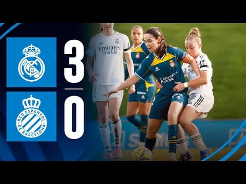 ⚽ RESUM J19 | Real Madrid 3-0 Espanyol | Liga F