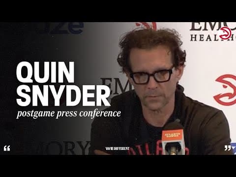 Hawks vs. Lakers Postgame Press Conference: Quin Snyder