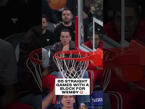 Third longest steak in NBA history 🚫 #spurs #wemby #nba 📺 FanDuelSN SW