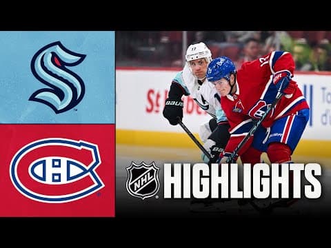 NHL Highlights | Kraken vs. Canadiens | October 14, 2025