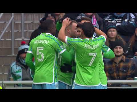 Albert Rusnák ON THE BOARD EARLY for Seattle!! | 2025 Audi MLS Cup Playoffs